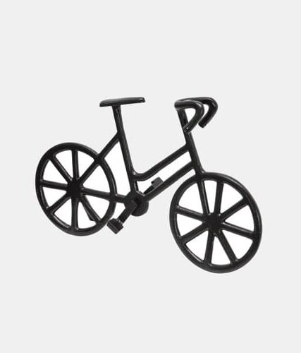 9" Metal Bicycle, Black