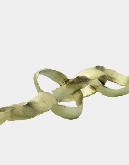 24" Metal Ring Chains, Gold