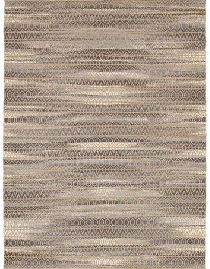 alfombra rectangular jaspeda en beige, cafe y gris