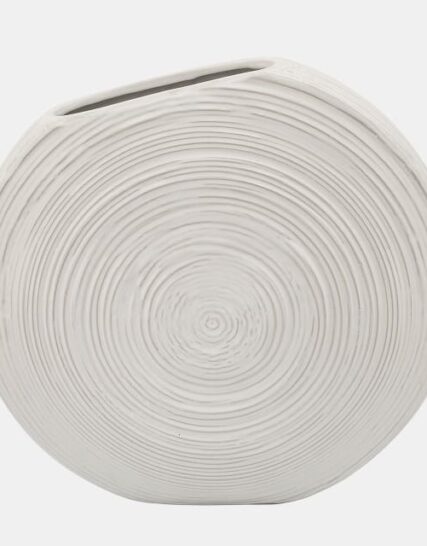 jarron ovalado diseño espiral