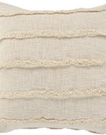 cojin texturizado en beige