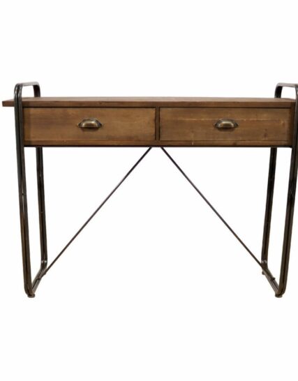 Consola Brassy Wooden
