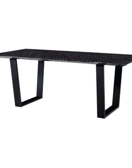Mesa de comedor marble black lava