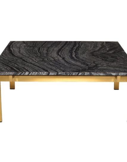 Mesa de centro Marble Pile Black