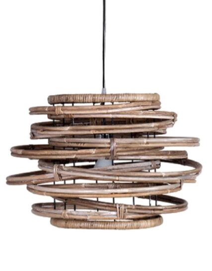 Lampara de Techo Bamboo Rings