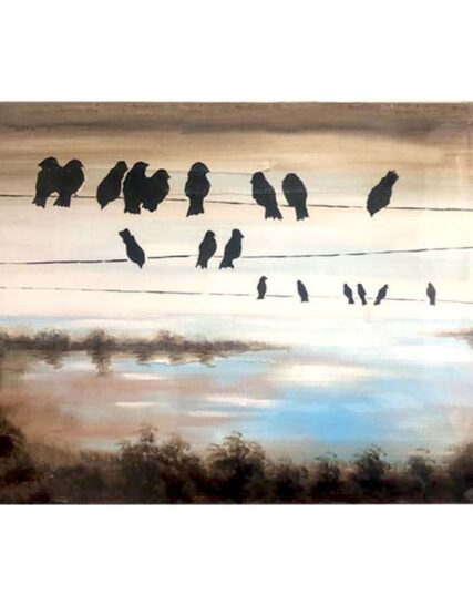 Cuadro Birds in Cable