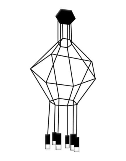 Lampara de techo Hexagonal Pendant