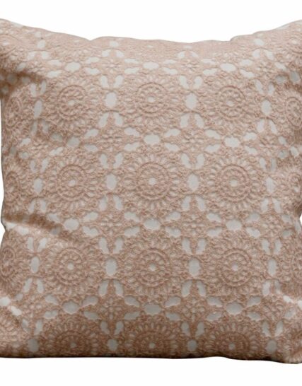 Cojin Tejido Rosa