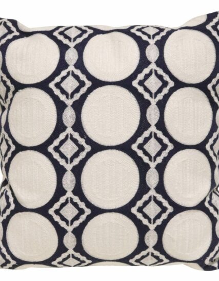 Cojin Circulos Module Azul