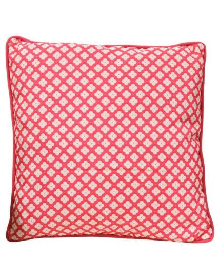 Cojin Fucsia Entrecruzado