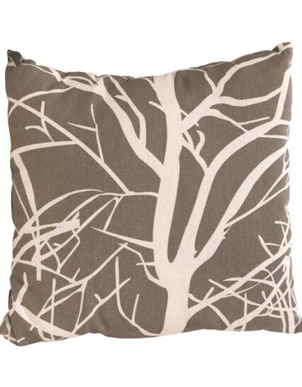 Cojin Ramas Gris