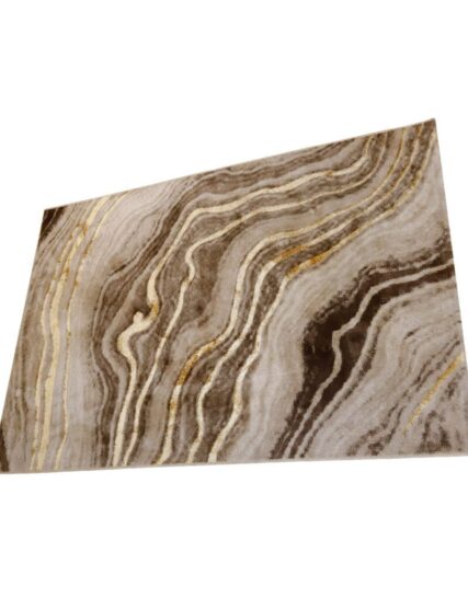 Alfombra Waves Coffee Gold