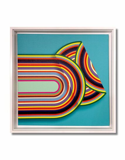 cuadro abstracto multicolor