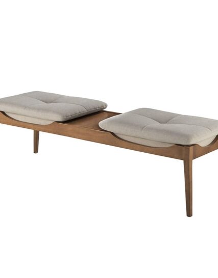 Bench Recamier Breda: Diseño en madera con doble asiento