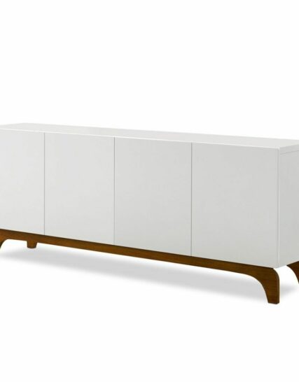 Bufetera Euro de Madera: Bufetera de madera con almacenamiento amplio