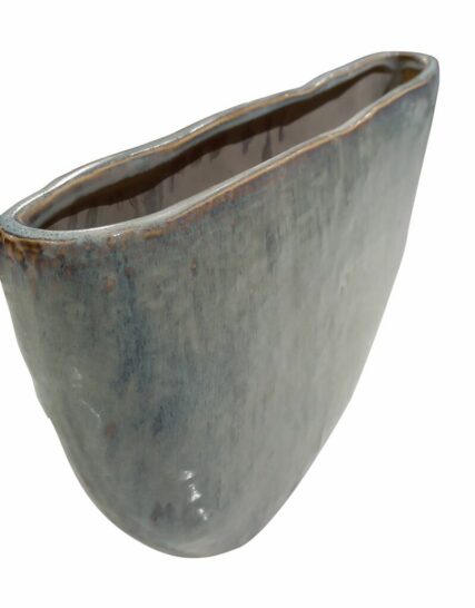 jarron irregular gris
