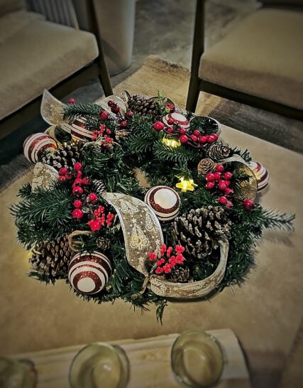 Corona Navideña - Con Luces