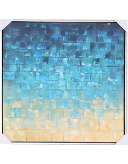 Cuadro Bricks Yellow Blue