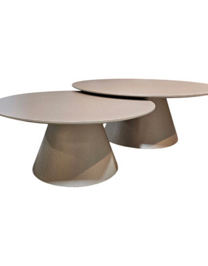 Mesas de Centro Desiree: Diseño circular y moderno que realza la estética de tu sala de estar