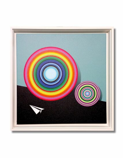 cuadro abstracto multicolor