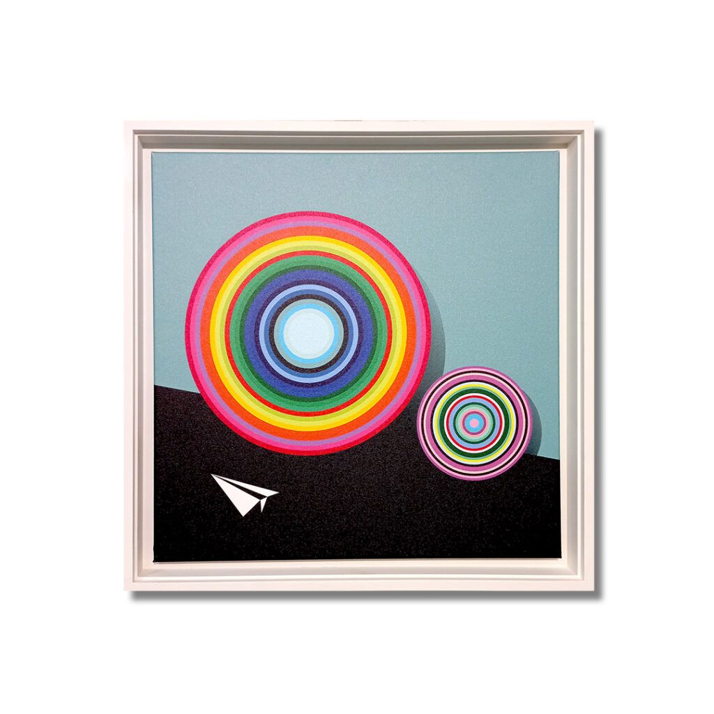 cuadro abstracto multicolor