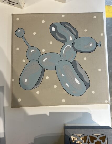 Cuadro Globo de Perrito