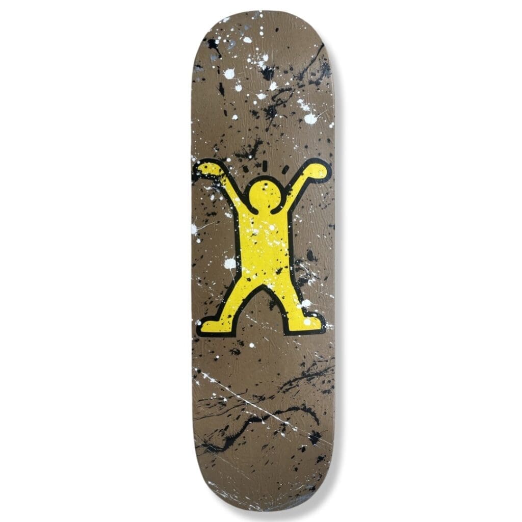 Patineta Keith Harring Amarrillo