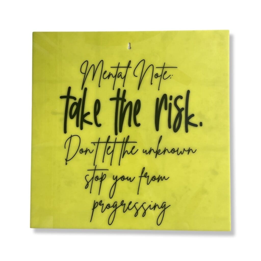 Post-it Positivismo Take The Risk