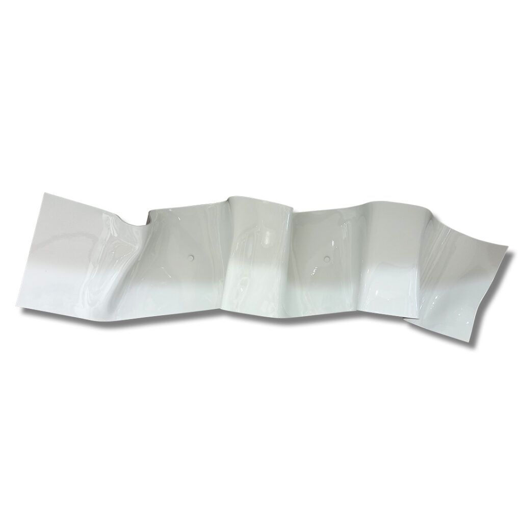 cuadro de forma irregular blanco