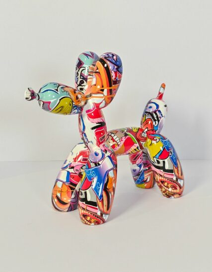 Multicolor balloon dog
