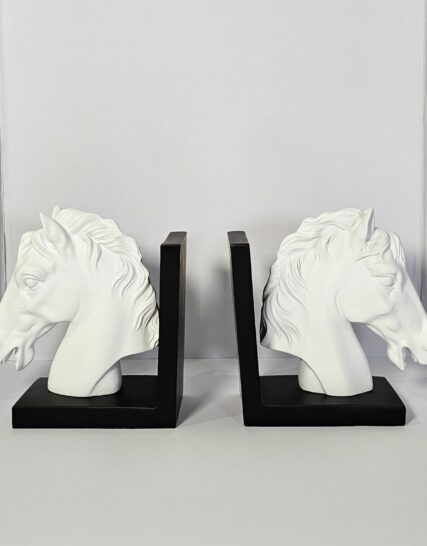 Horse head book stand