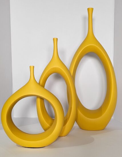 Set hollow vases