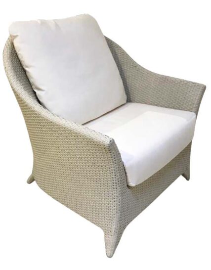 Malta armchair white wash