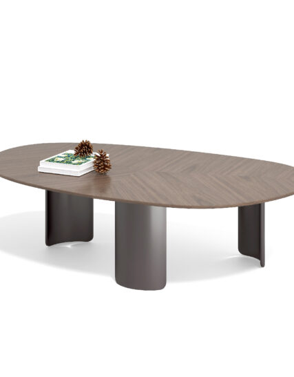 Mesa Eumet: Diseño sofisticado con materiales de alta calidad, ideal para complementar cualquier sala.