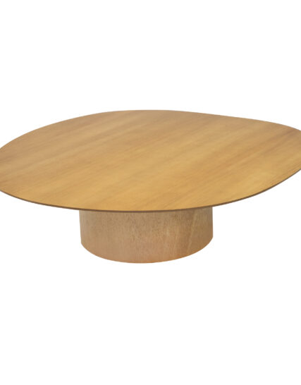 Mesa de Centro Wave: Diseño minimalista y sofisticado con superficies suaves y líneas rectas que maximizan la sensación de amplitud.