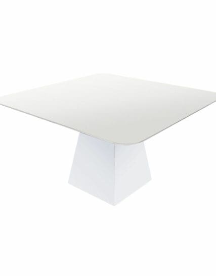 Mesa Novo Quad de Comedor: Mesa de comedor con base geométrica