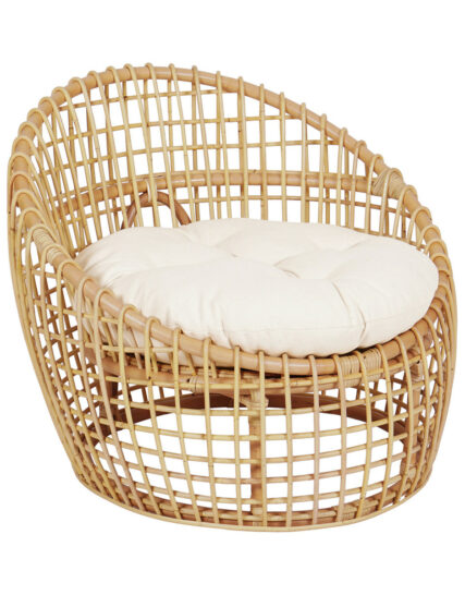 Silla Bondi Ocasional Natural: Silla bohemia con diseño orgánico