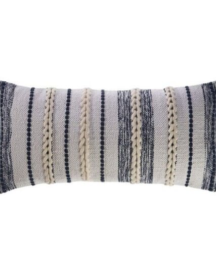 PILLOWS LR07416 NAVY WHITE 1`-3`` X 2`-4``