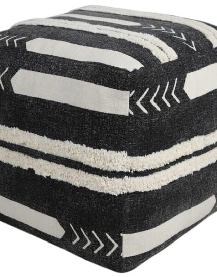 OTTOMAN striped cube