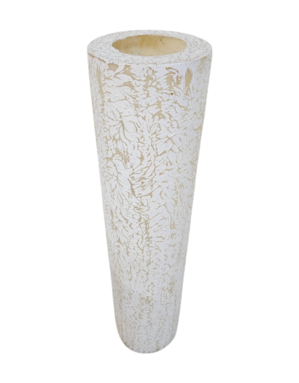 Florero en Fibra de Vidrio Grande Blanco ó Morado