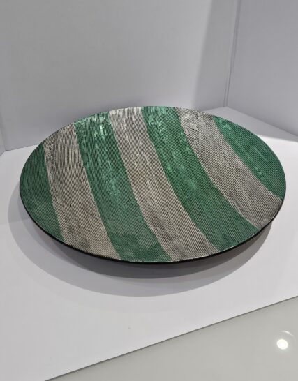 Plato Matizado Silver Green