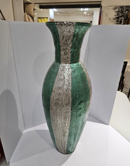 Florero Grande Matizado Silver Green