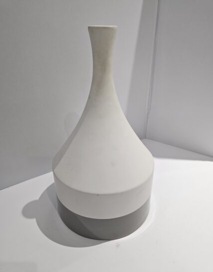 Florero Unitario Bajo Blanco/Gris o Verde