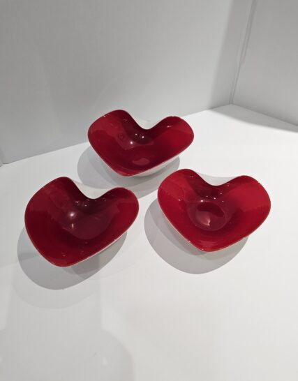 Set Corazones en Vidrio