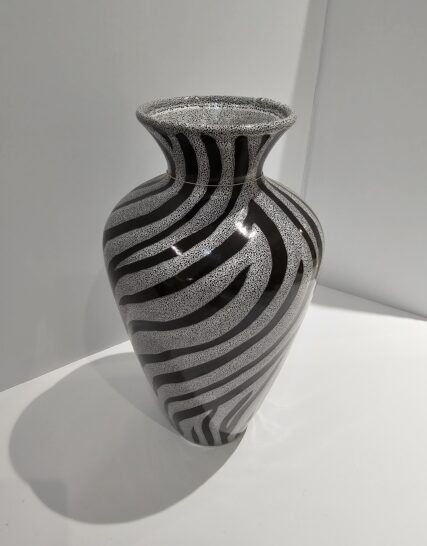 Jarron en Cerámica Zebrado