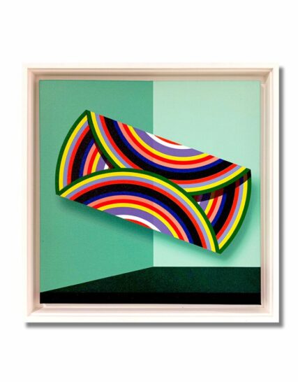 cuadro abstracto multicolor