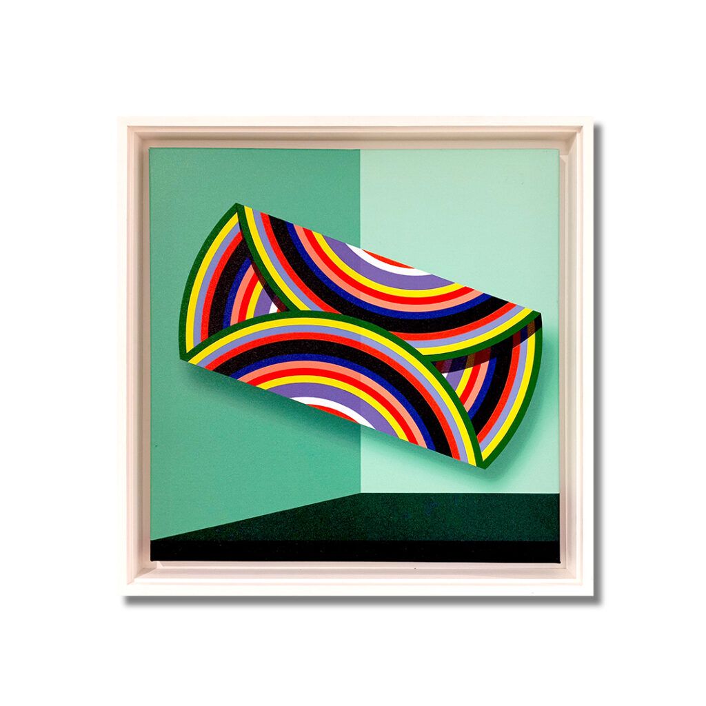 cuadro abstracto multicolor