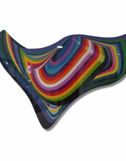 cuadro multicolor de forma irregular