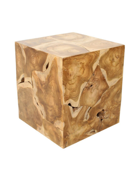 Mesa Auxiliar Vorágine Brown: Mesa auxiliar de madera natural