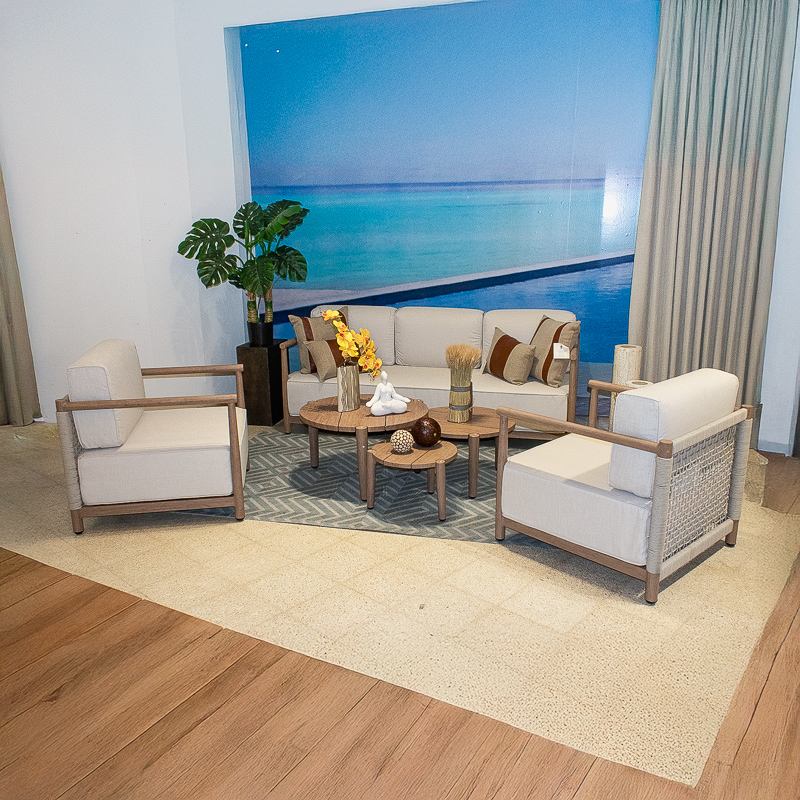 Set de Patio Elune: Respaldo con cuerda resistente